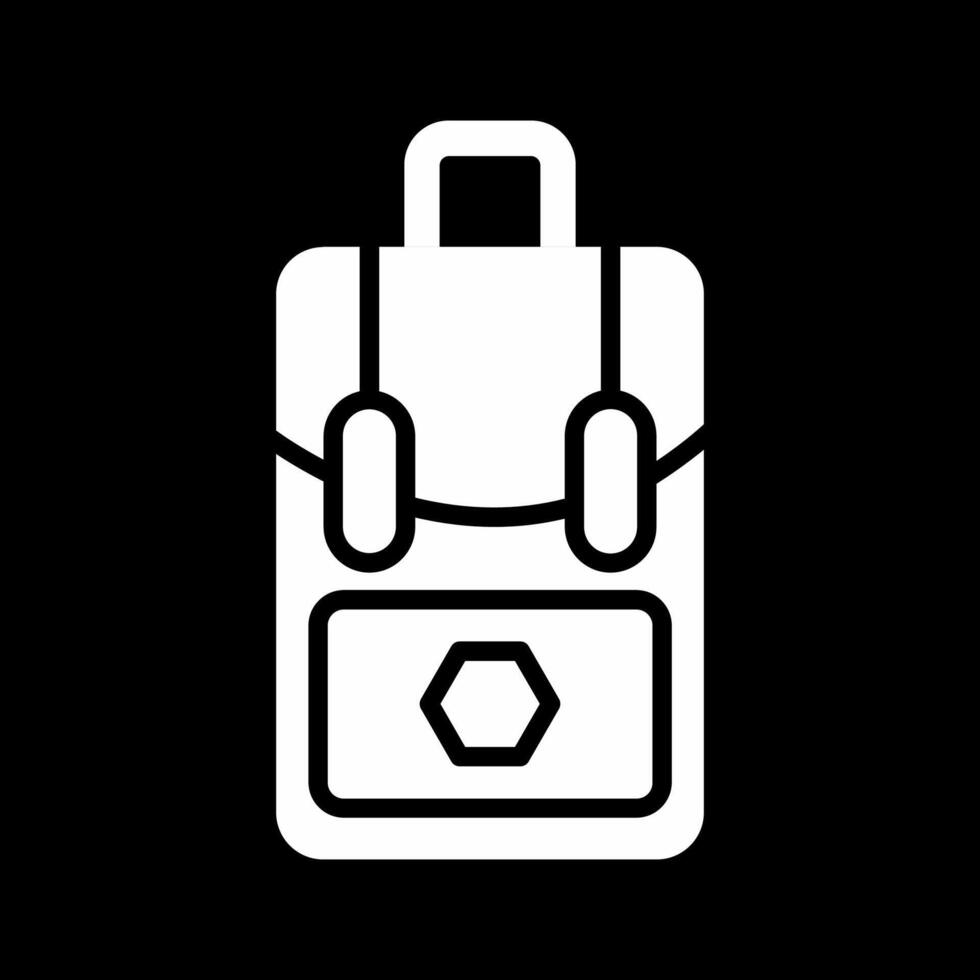 ícone de vetor de pacote de bolsa