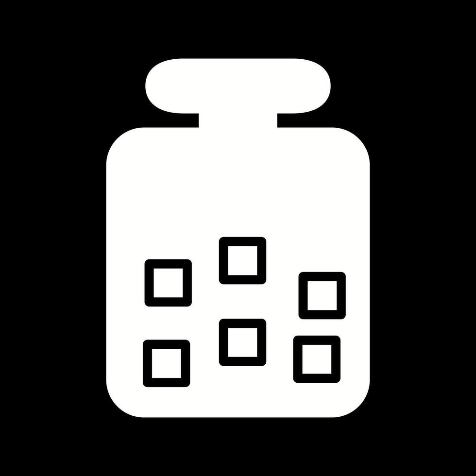 ícone de vetor de garrafa de açúcar