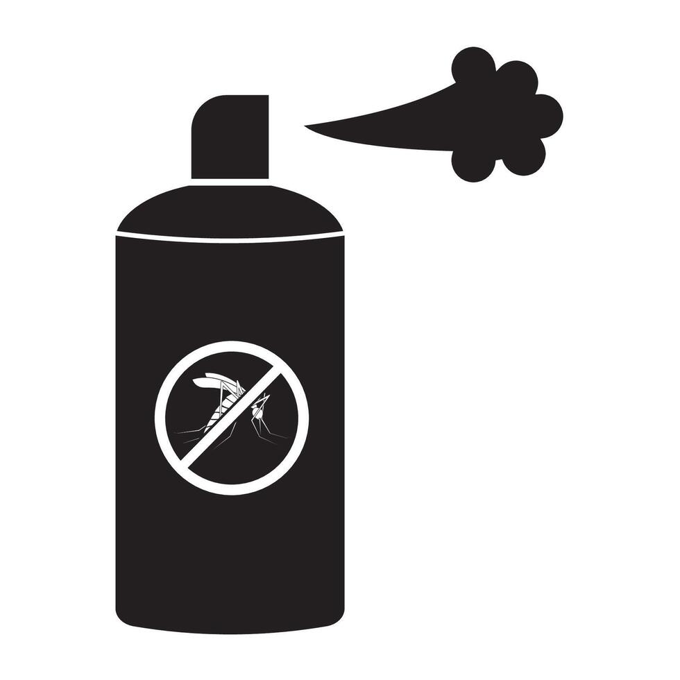 mosquito spray ícone logotipo vetor Projeto modelo