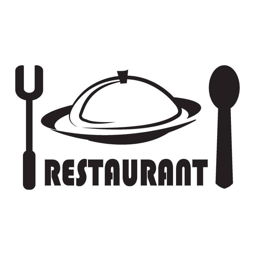 restaurante ícone logotipo vetor Projeto modelo