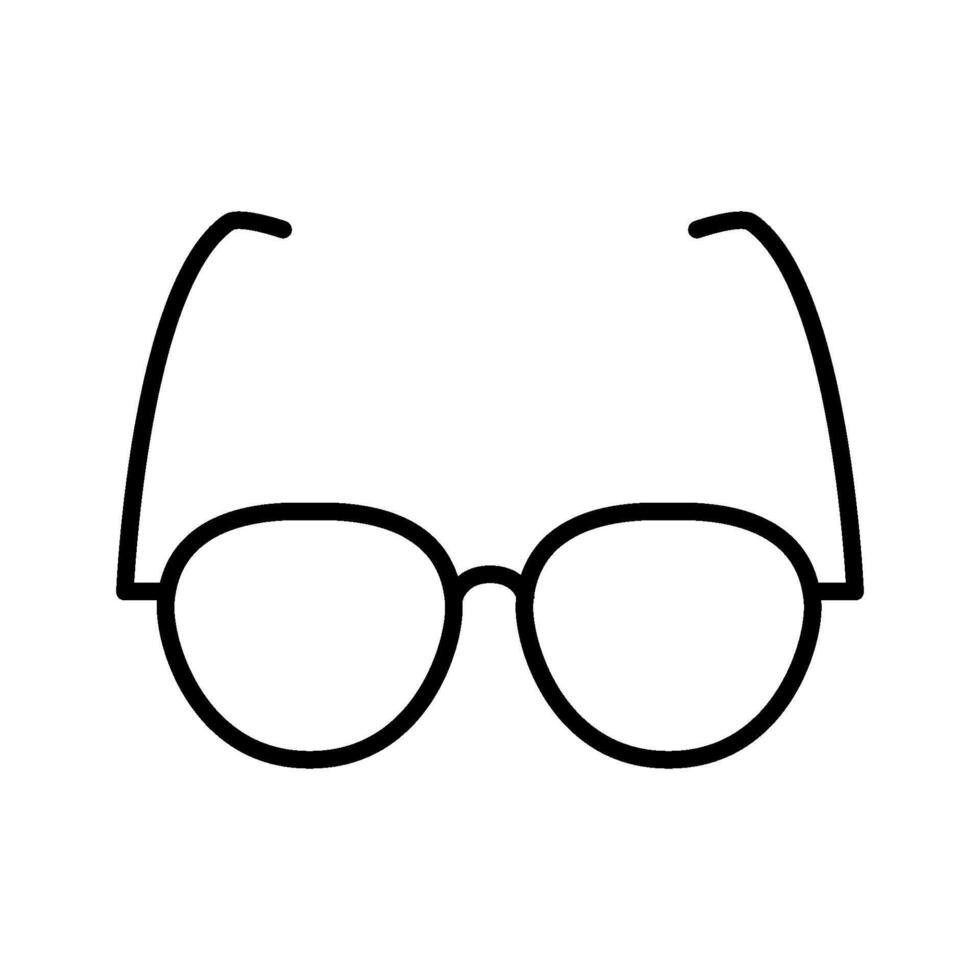 modelo de design de vetor de ícone de óculos
