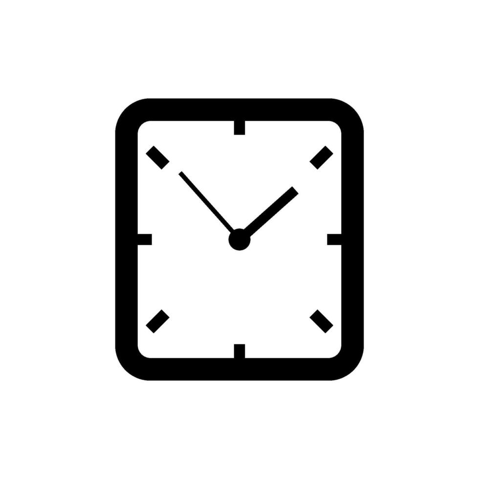 Assistir e relógio Tempo ícone vetor Projeto modelo