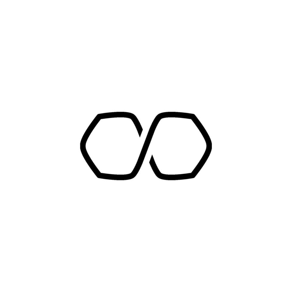 infinidade ícone vetor Projeto modelo