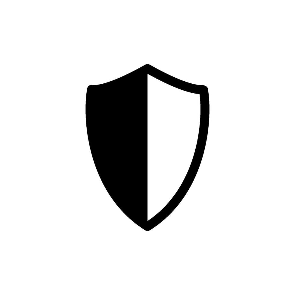 proteção escudo ícone vetor Projeto modelo
