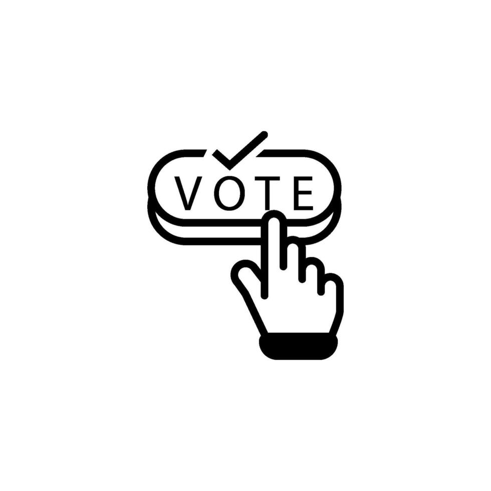 votação ícone vetor Projeto modelos