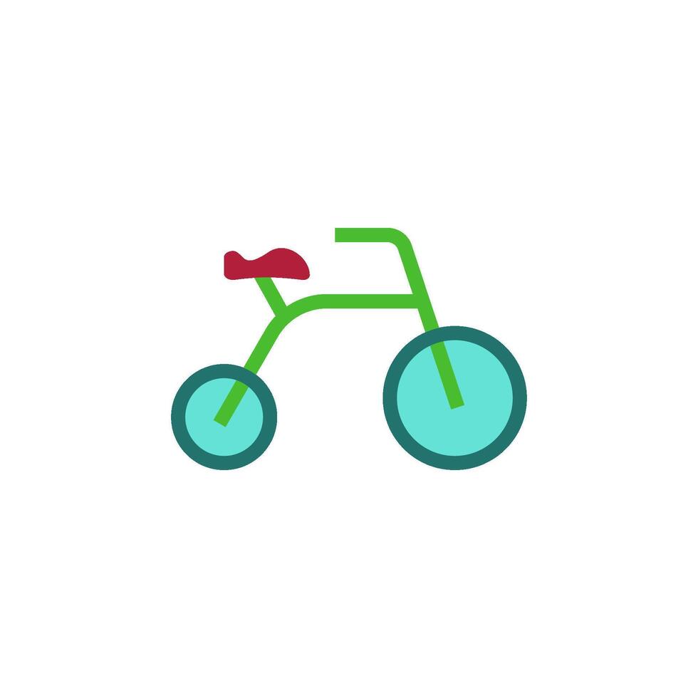criança pequena bicicleta ícone vetor Projeto modelos