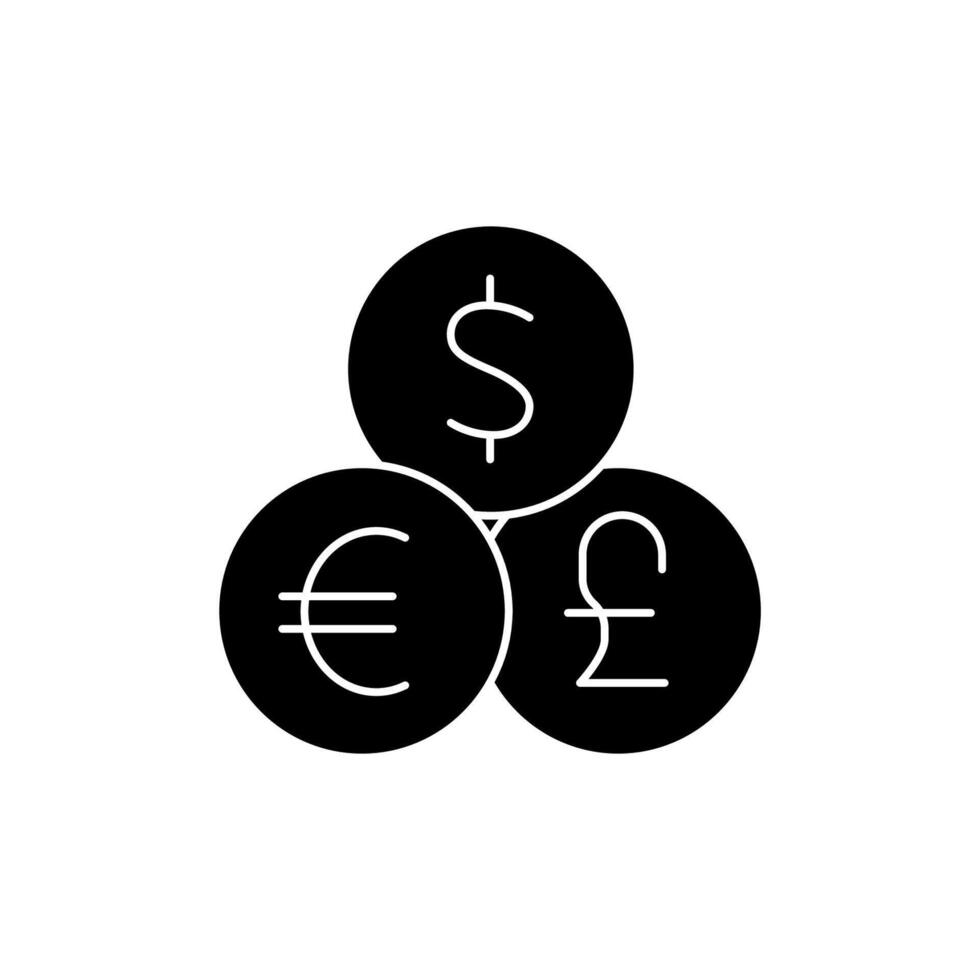 moeda conceito linha ícone. simples elemento ilustração. moeda conceito esboço símbolo Projeto. vetor