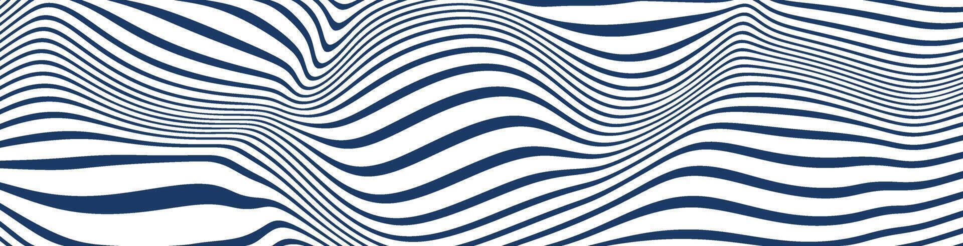 abstrato fundo com fluindo onda linhas dentro azul e branco. dinâmico padronizar e fluido estética. plano vetor ilustração isolado em branco fundo.