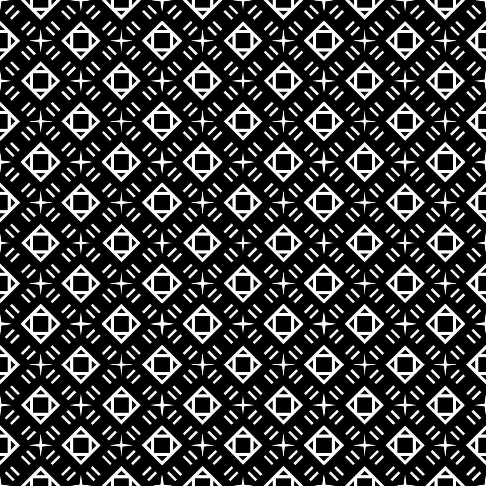 padrão abstrato sem emenda preto e branco. fundo e pano de fundo. design ornamental em tons de cinza. vetor