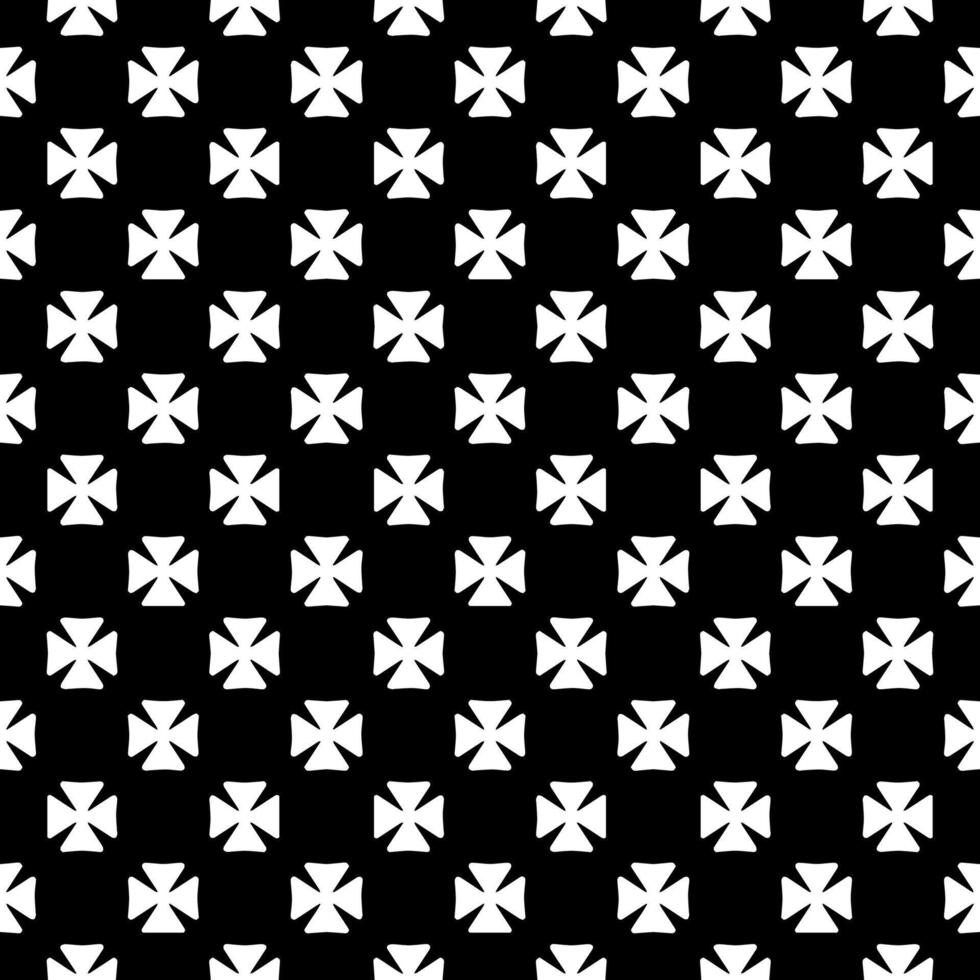 padrão abstrato sem emenda preto e branco. fundo e pano de fundo. design ornamental em tons de cinza. vetor