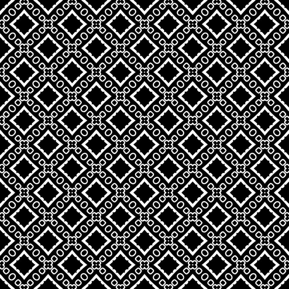 padrão abstrato sem emenda preto e branco. fundo e pano de fundo. design ornamental em tons de cinza. vetor