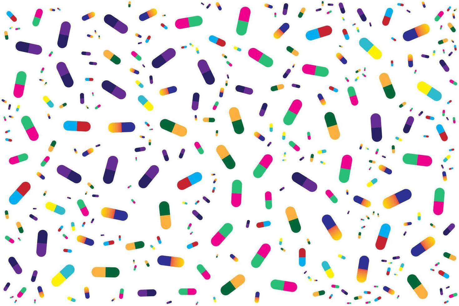 vetor cápsula droga pílulas ícone conjunto medicamento e farmacêutico Projeto elementos.