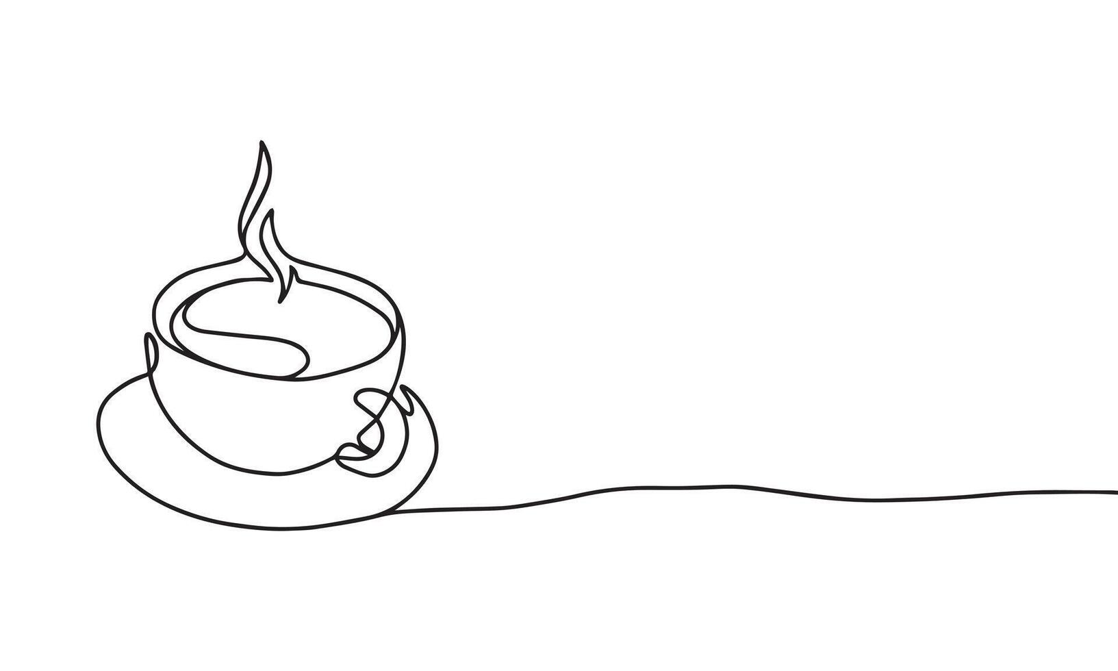 mão desenhado ilustração do café copo vetor