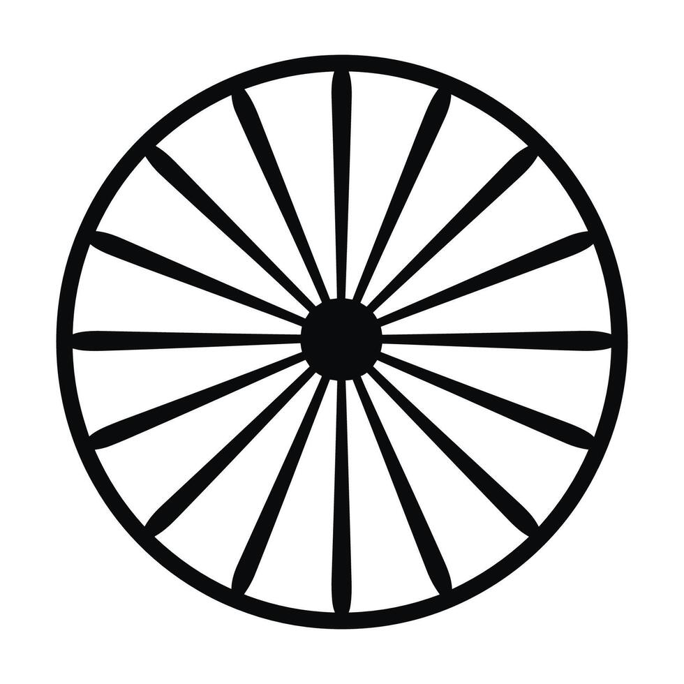 fortuna roda Preto silhueta, roda do fortuna Preto ícone símbolo. vetor