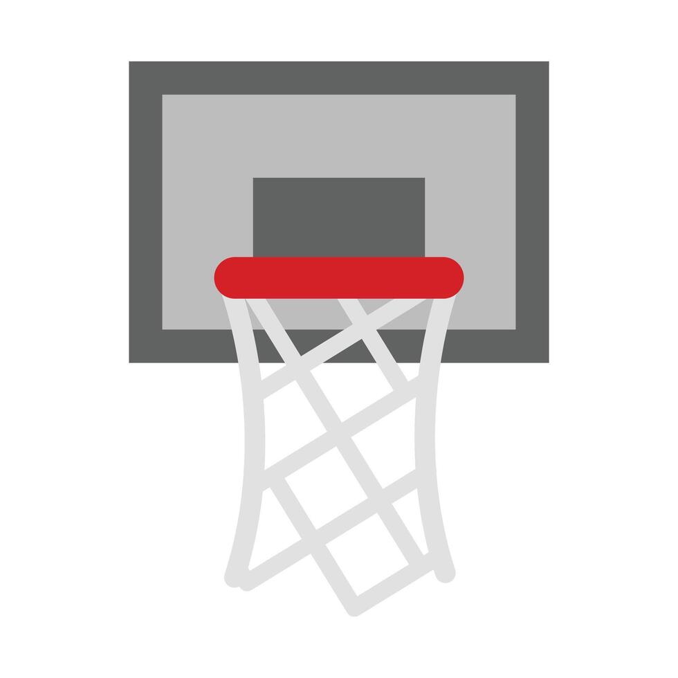 basquetebol aro vetor plano ícone Projeto