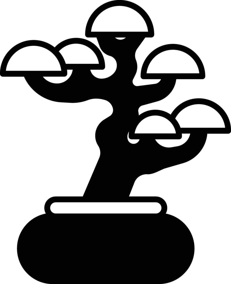 bonsai vetor ilustração