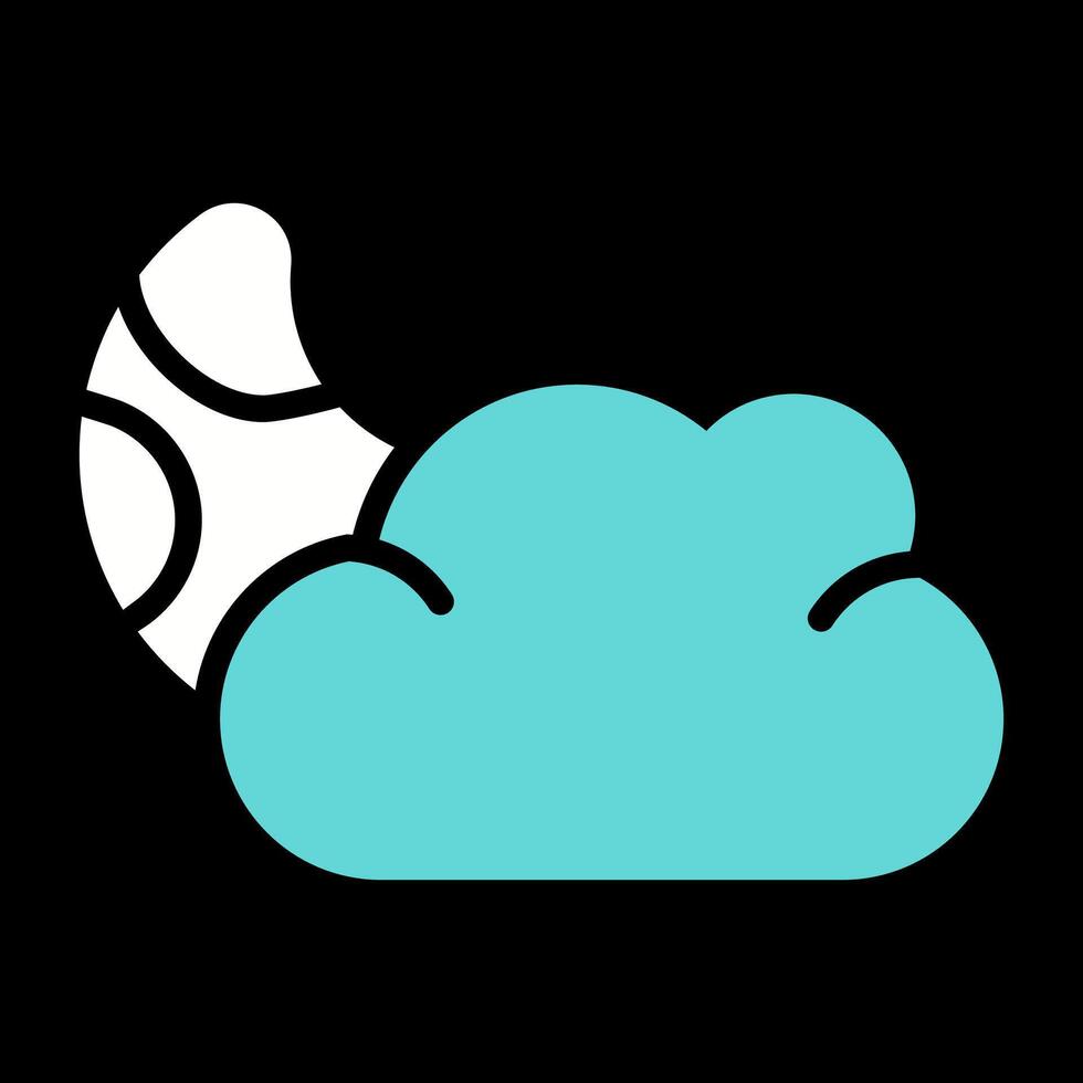 ícone de vetor de nuvem