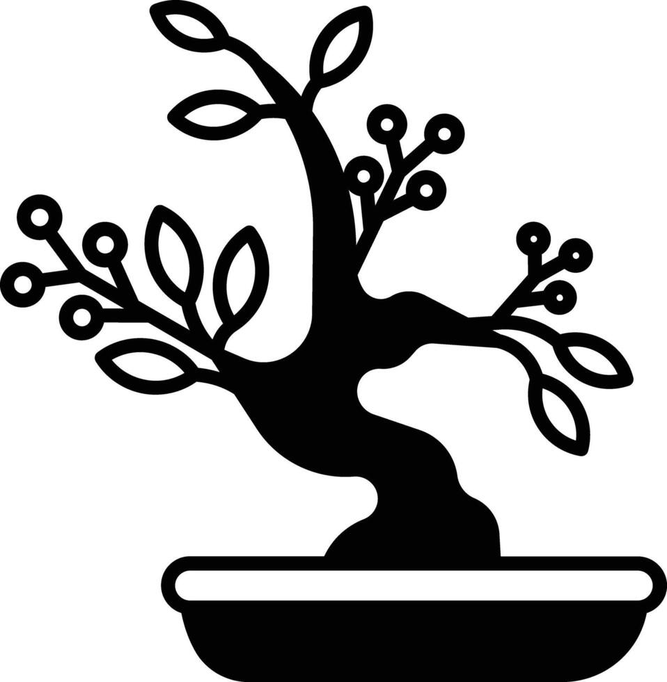 bonsai vetor ilustração