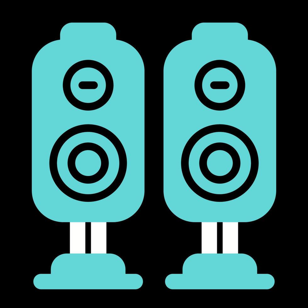 ícone de vetor de alto-falantes