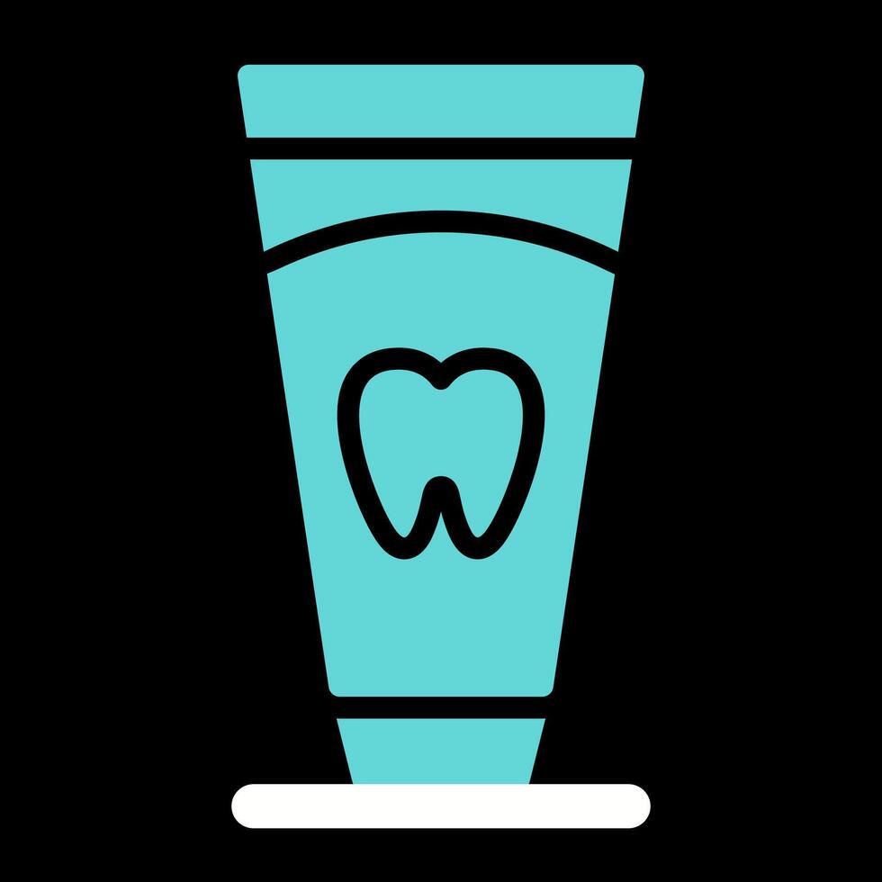 ícone de vetor de pasta de dente
