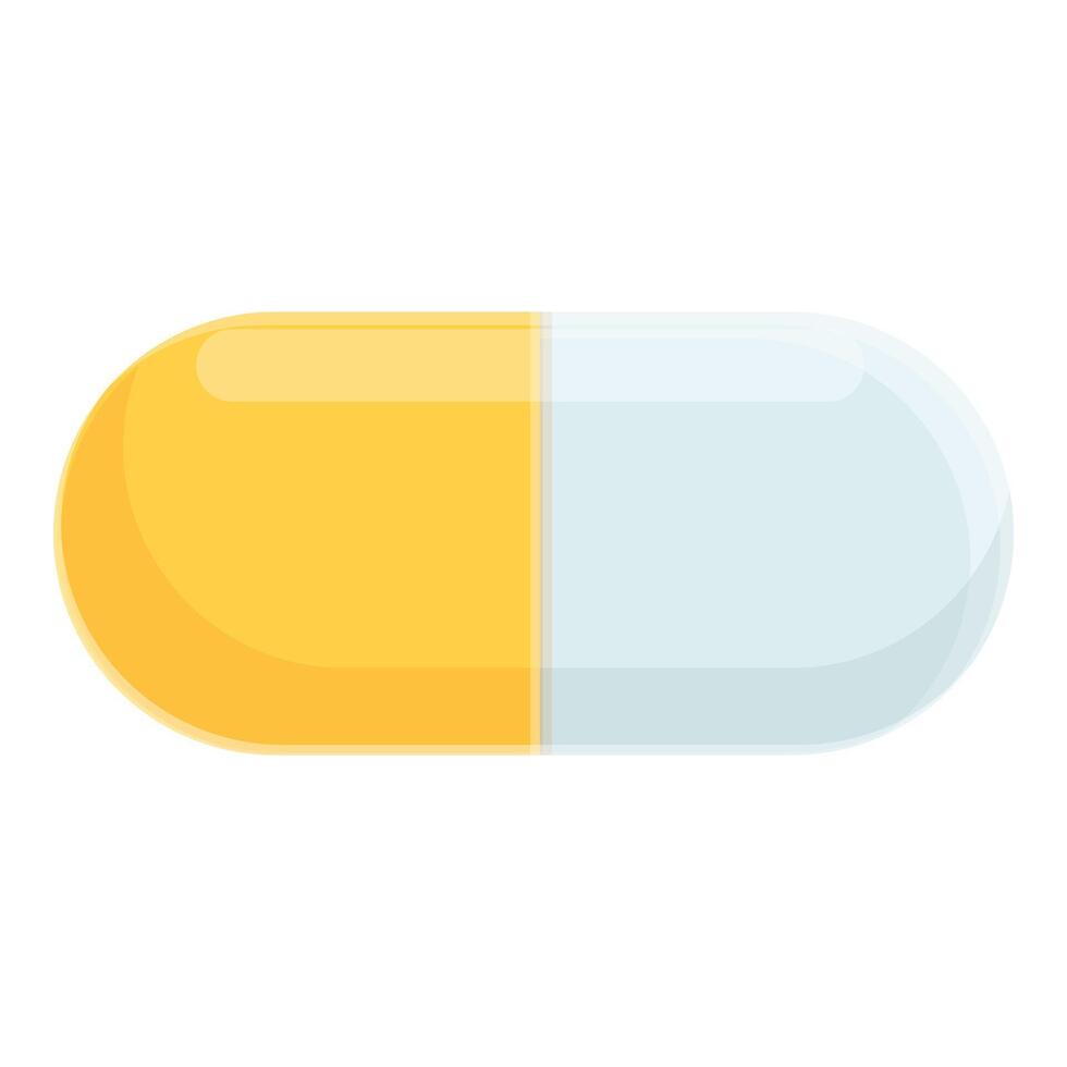 remédio pílulas ícone desenho animado vetor. dietético suplemento vetor