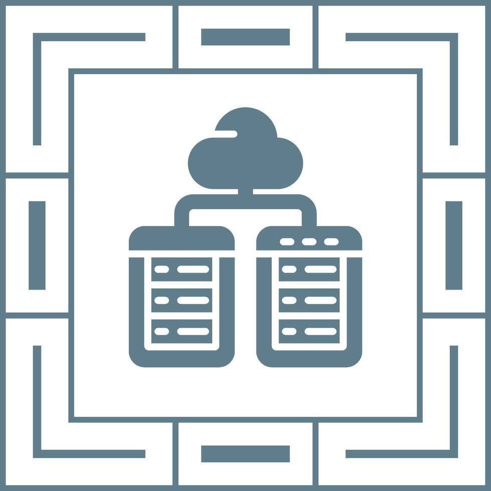 ícone de vetor de data center