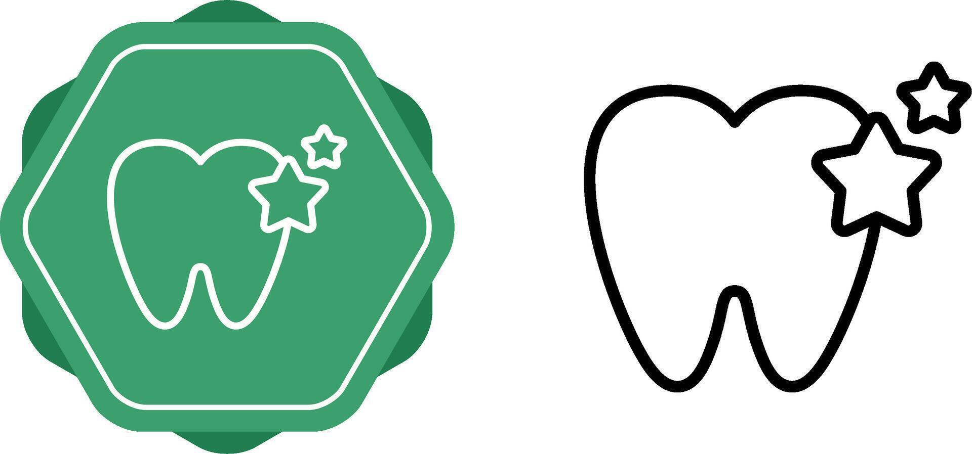 ícone de vetor de dente