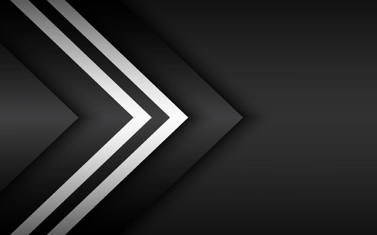 setas sobrepostas em preto e branco, fundo abstrato moderno vetor com lugar para o seu texto, material design, fundo abstrato widescreen