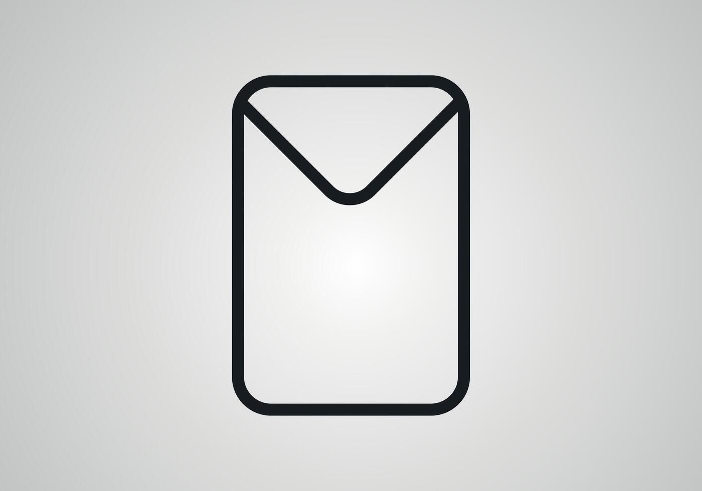 enviar envelope ícone dentro plano estilo. receber o email carta Spam vetor ilustração em branco fundo. enviar comunicação o negócio conceito.