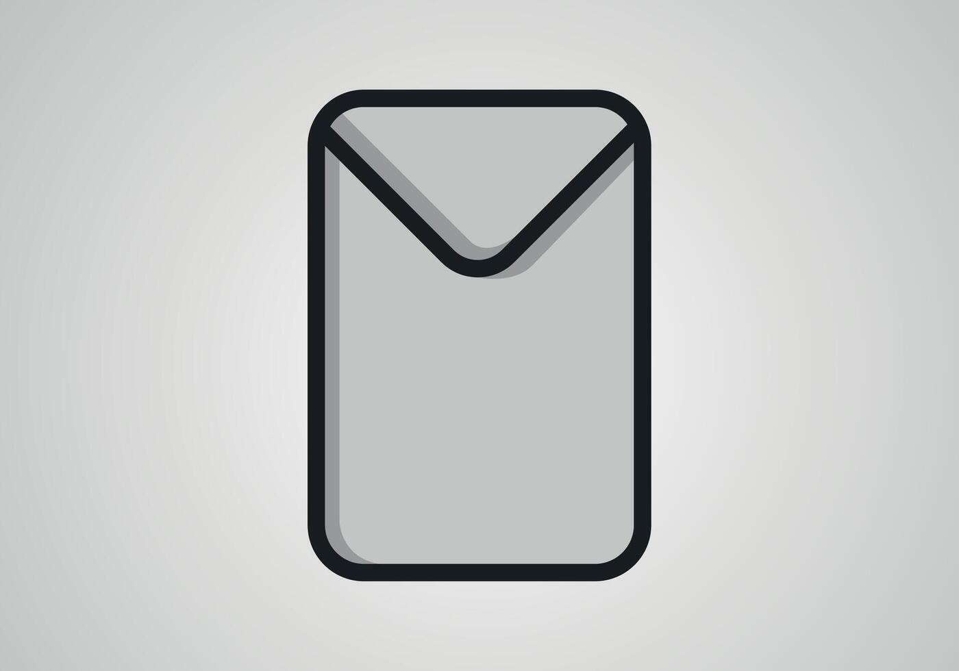 enviar envelope ícone dentro plano estilo. receber o email carta Spam vetor ilustração em branco fundo. enviar comunicação o negócio conceito.