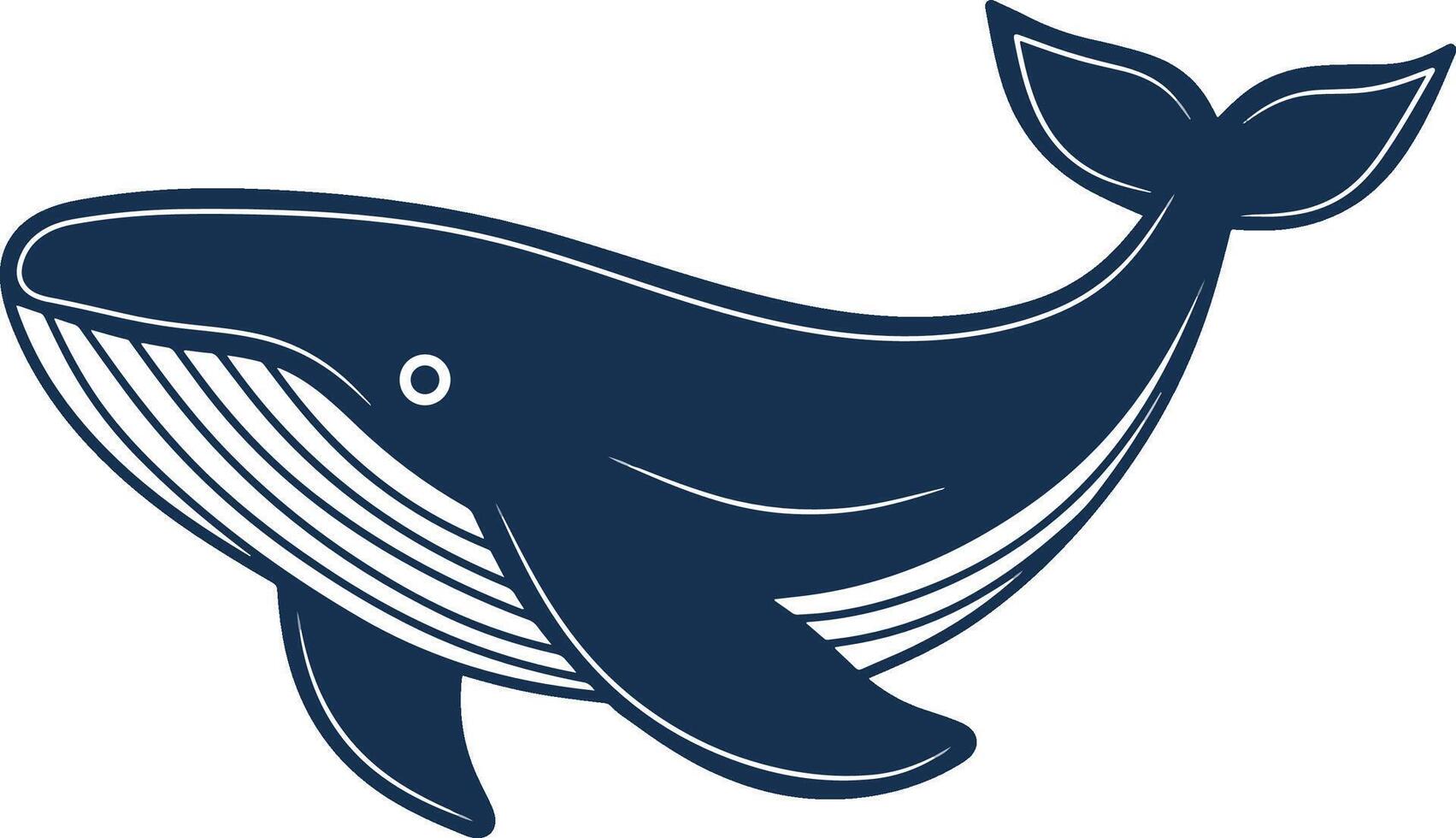 baleia desenho animado Projeto vetor