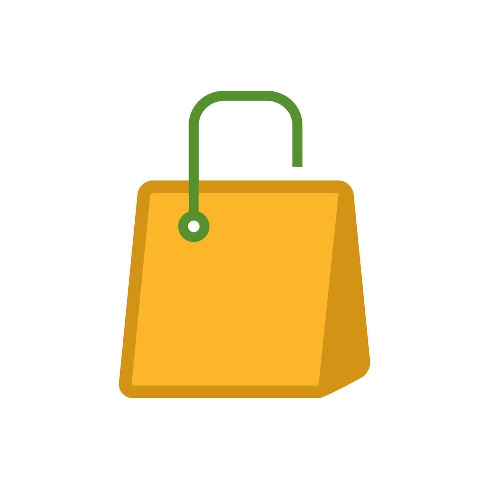 modelo de vetor de design de ícone de sacola de compras