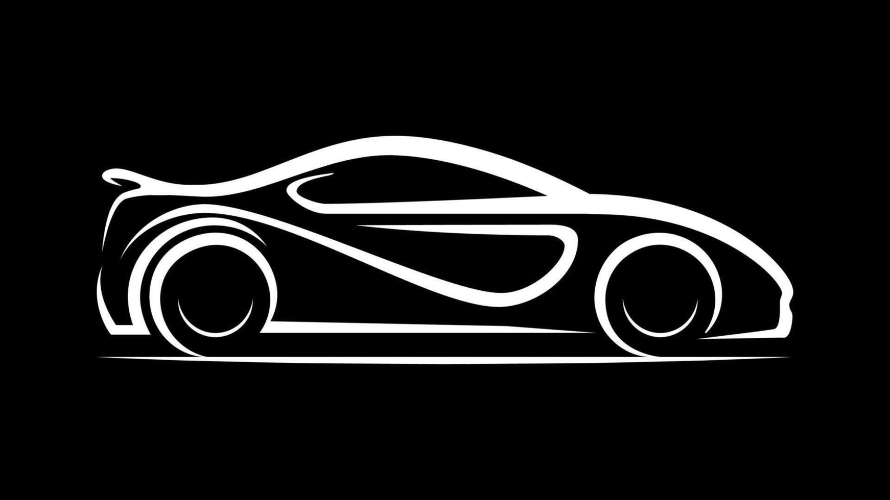 automotivo carro logotipo Projeto vetor ilustração. crachá corrida carro logotipo vetor