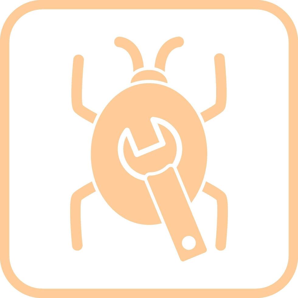 ícone de vetor de correção de bugs