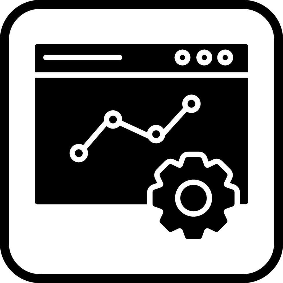 ícone de vetor de otimização da web