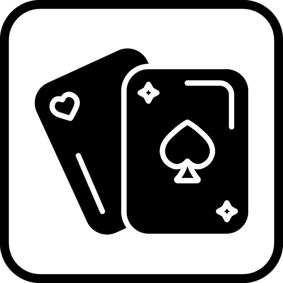 ícone de vetor de cartões