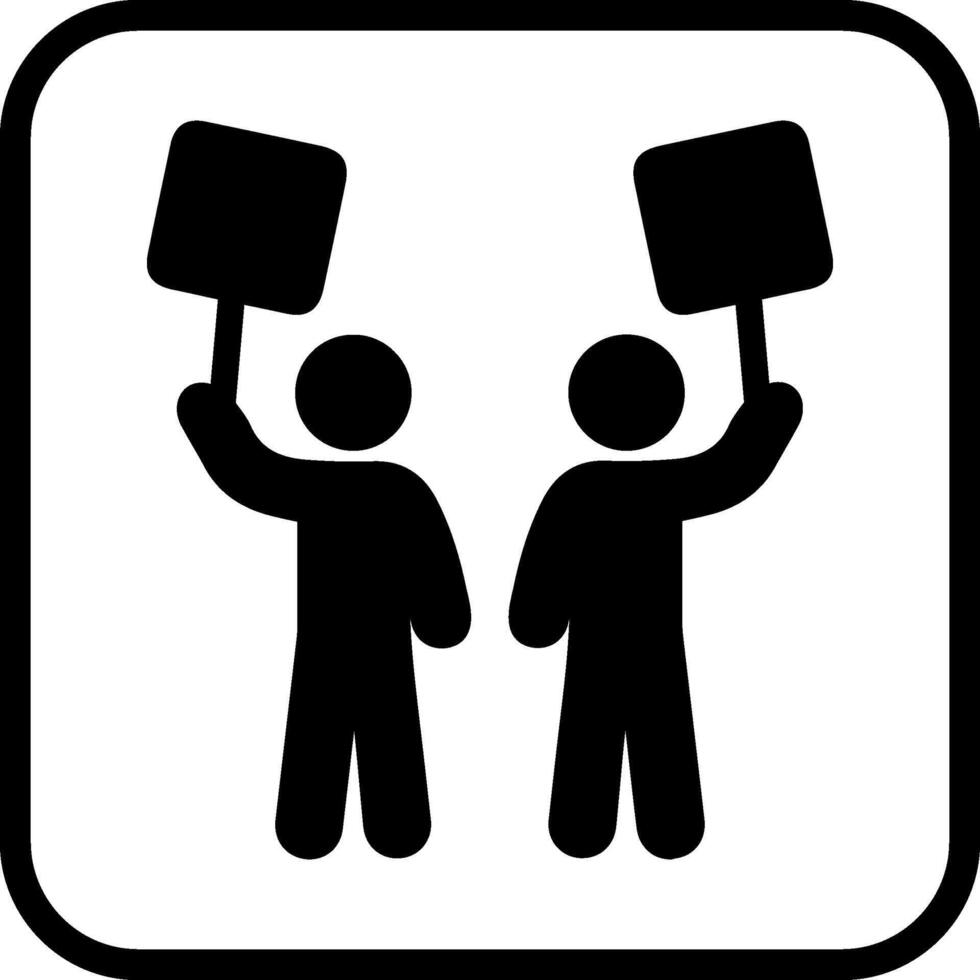 ícone de vetor de demonstrador