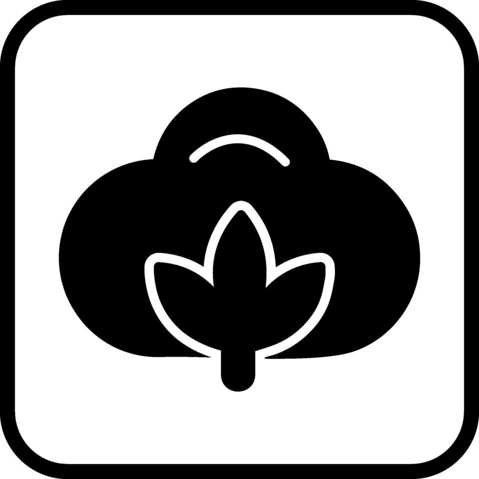 ícone de vetor de algodão