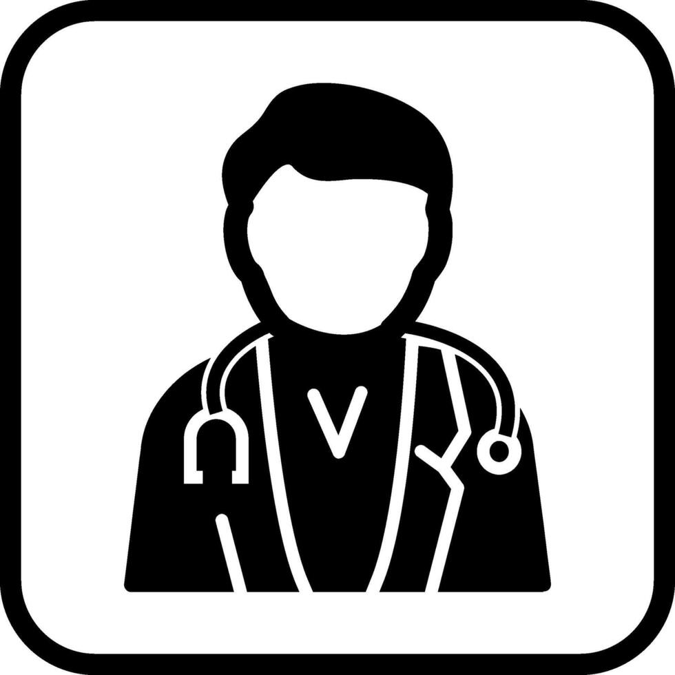 masculino médico vetor ícone