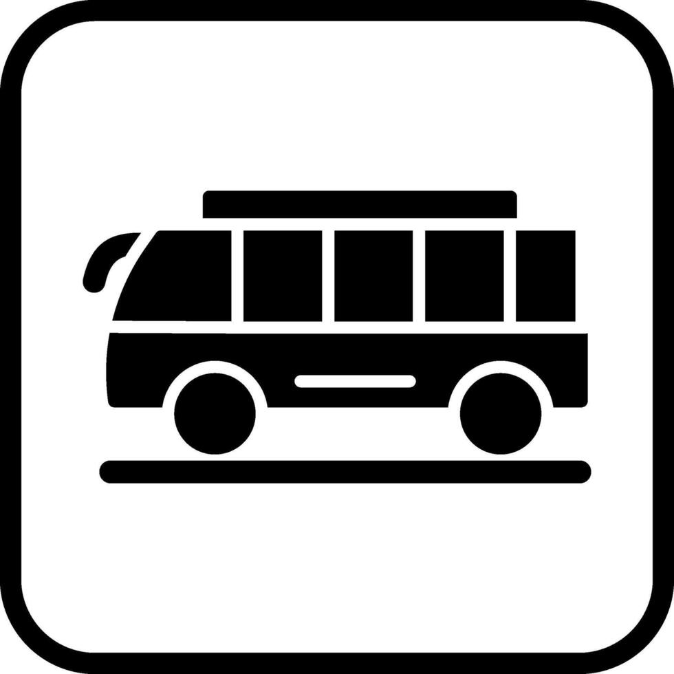 ícone de vetor de ônibus