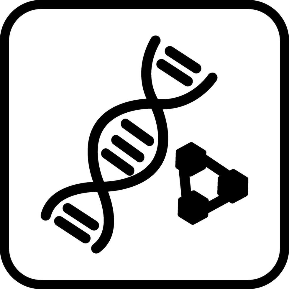 ícone de vetor de DNA