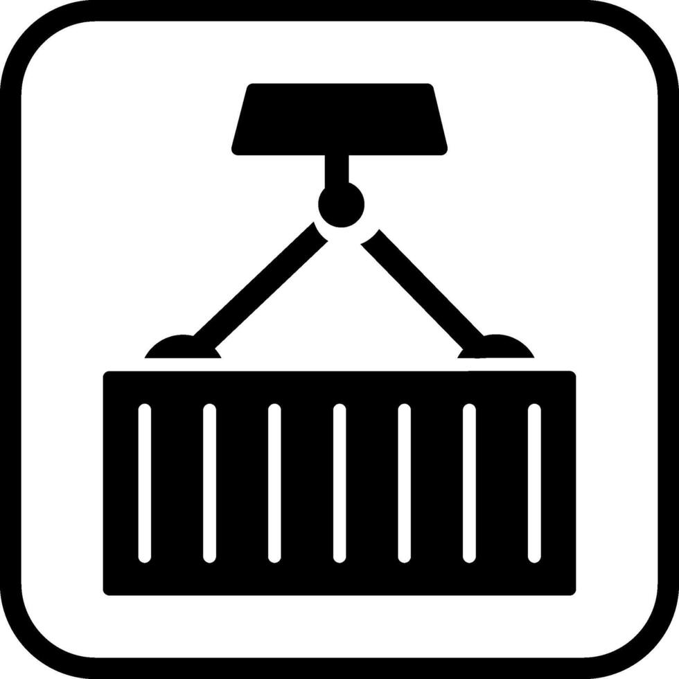 ícone de vetor de recipiente