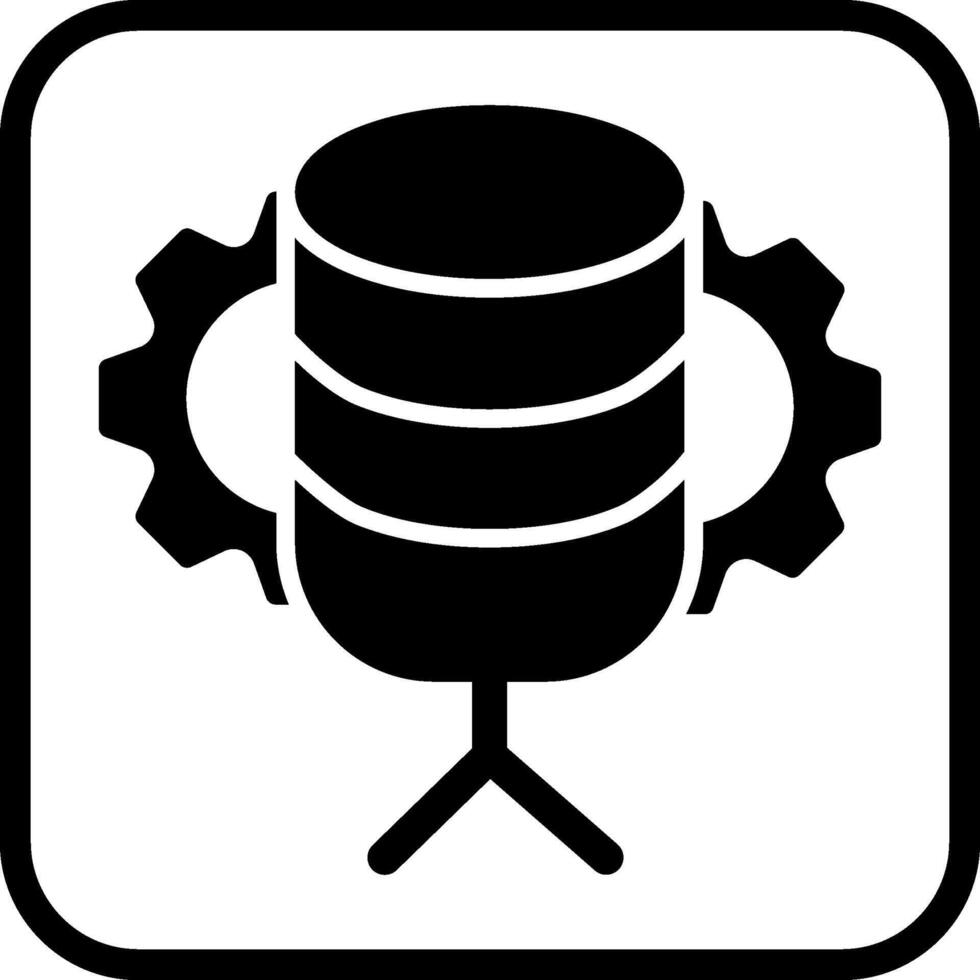 base de dados gestão vetor ícone