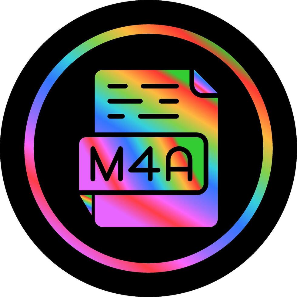 m4a vetor ícone