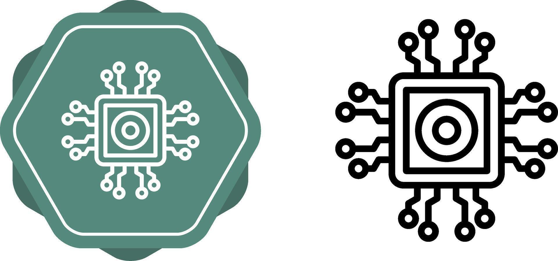 o circuito marcador vetor ícone