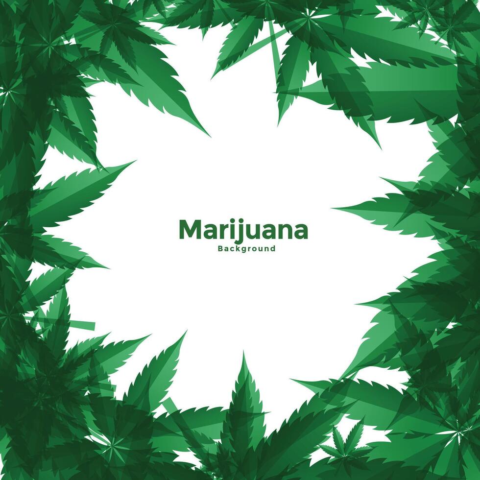 cannabis fundo com maconha folhas vetor