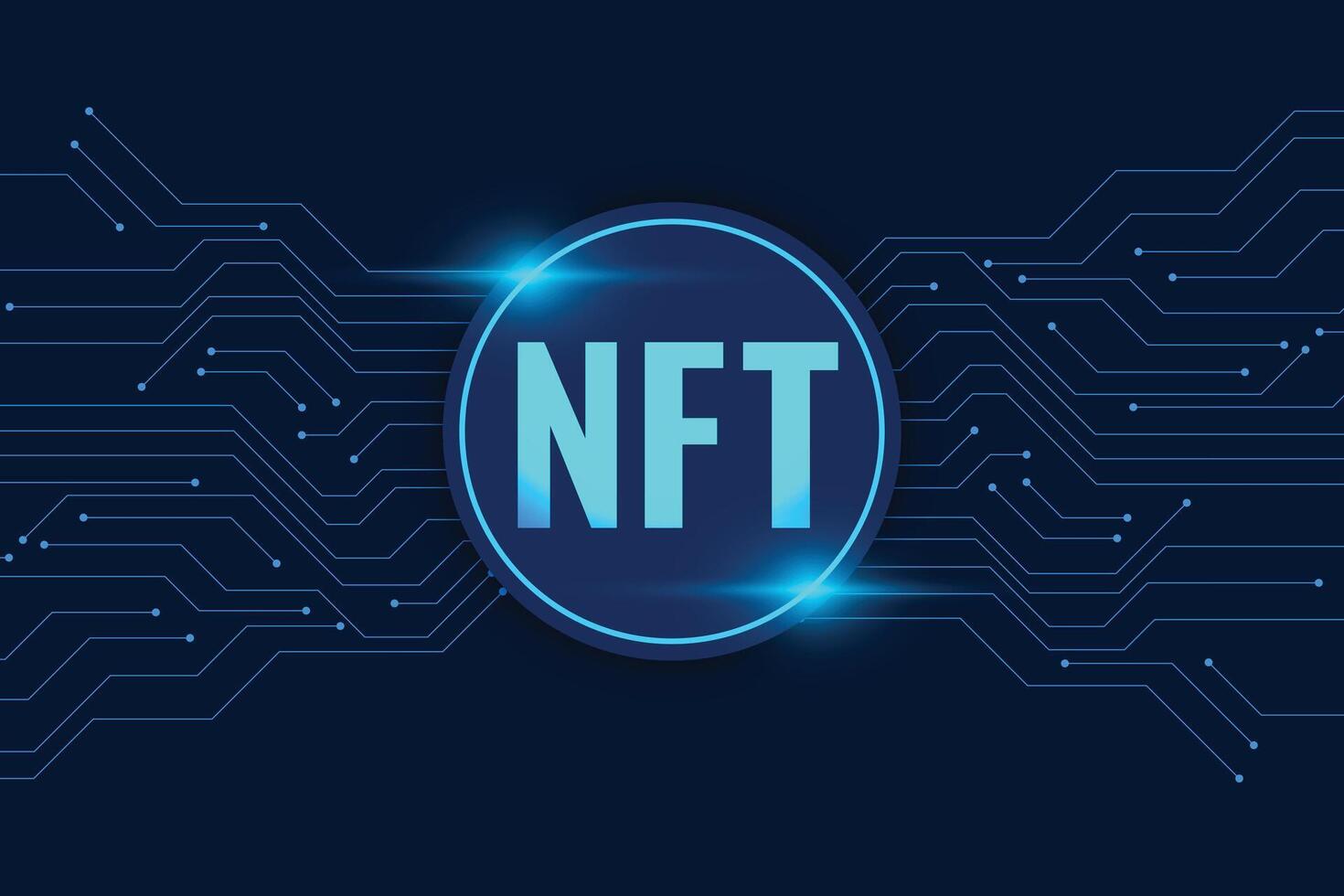 digital nft não fungível símbolo fundo Projeto vetor