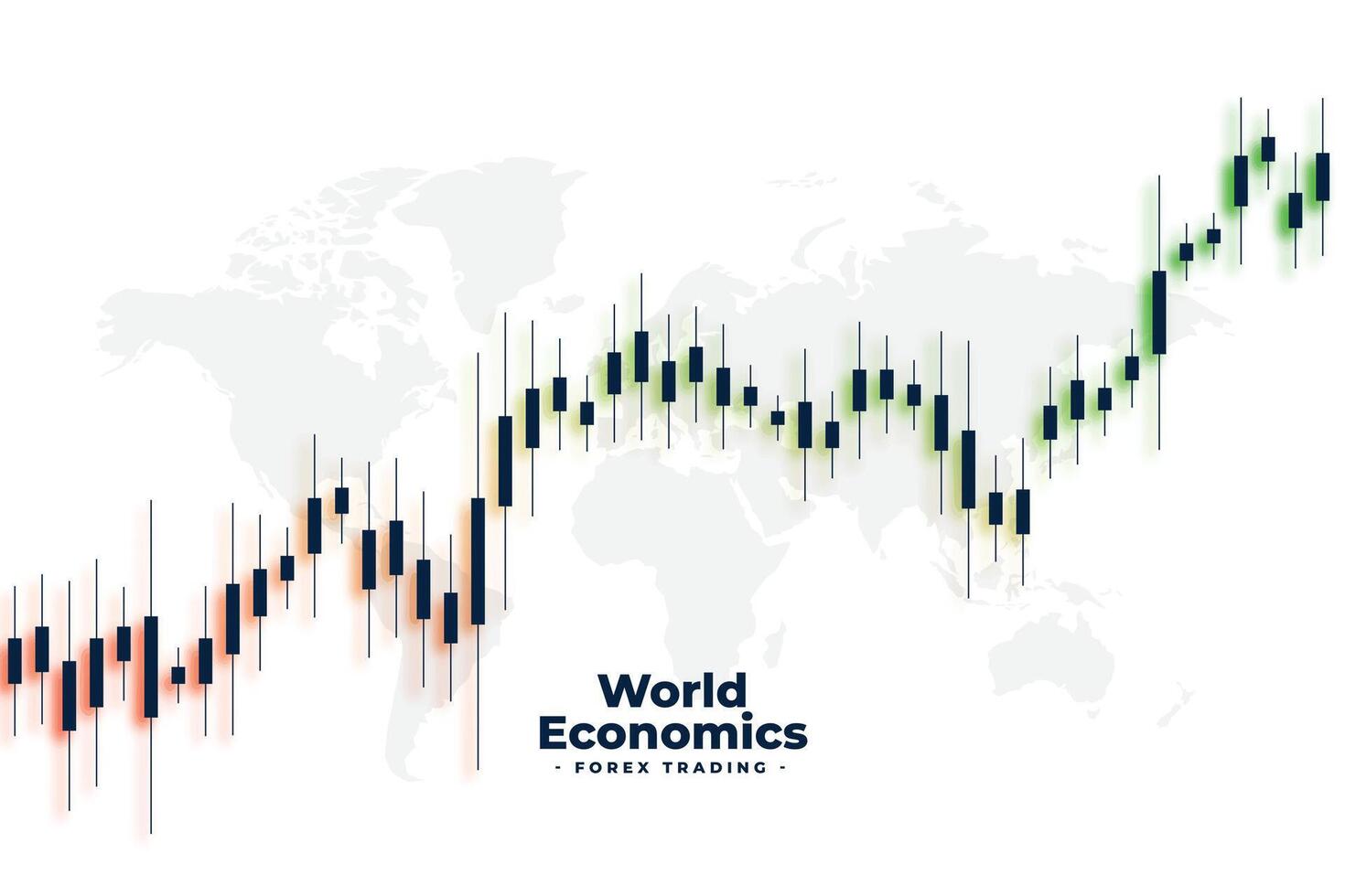 global economia negociação gráfico fundo para pesquisa e monitor vetor