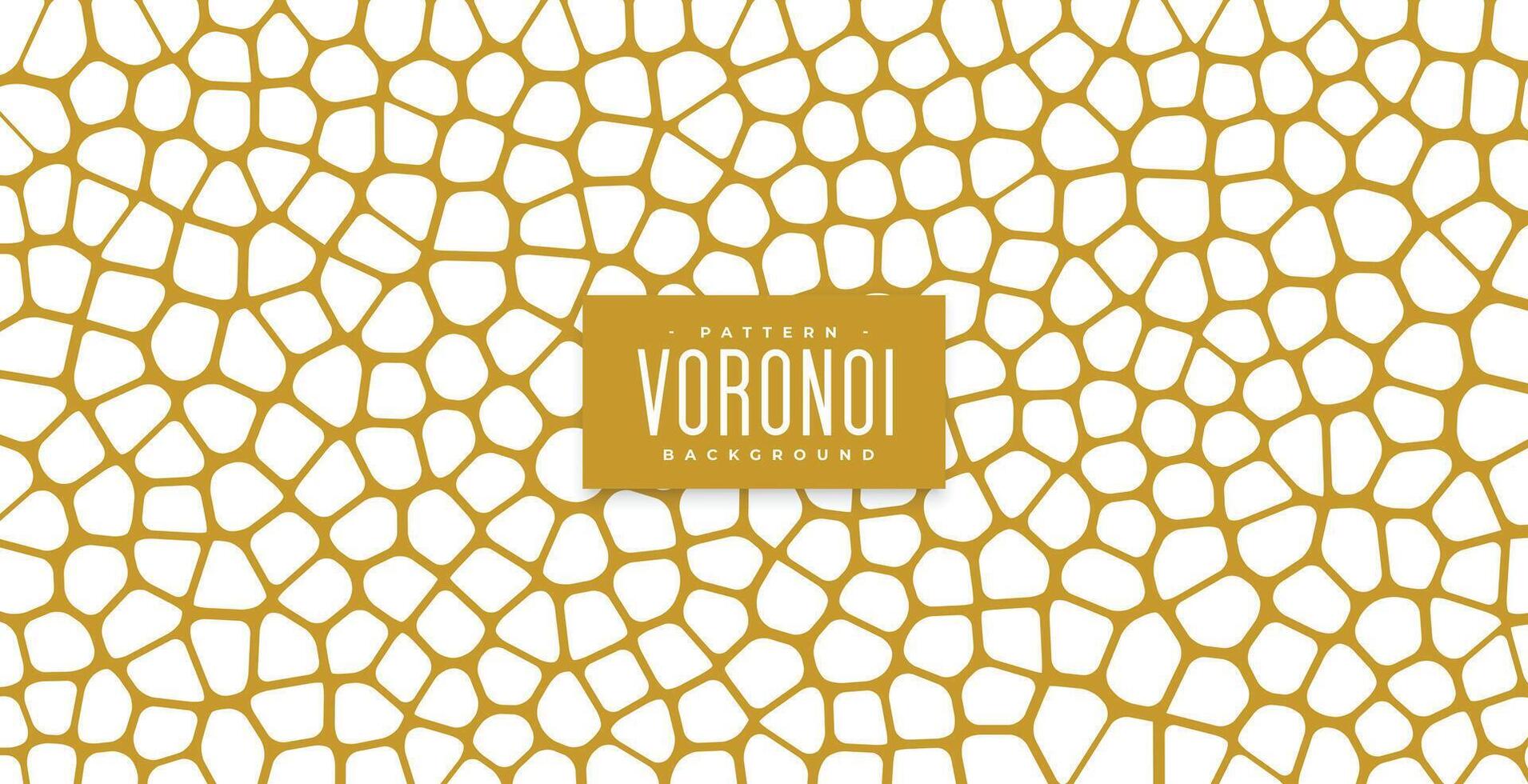 clássico Voronoi padronizar textura fundo vetor