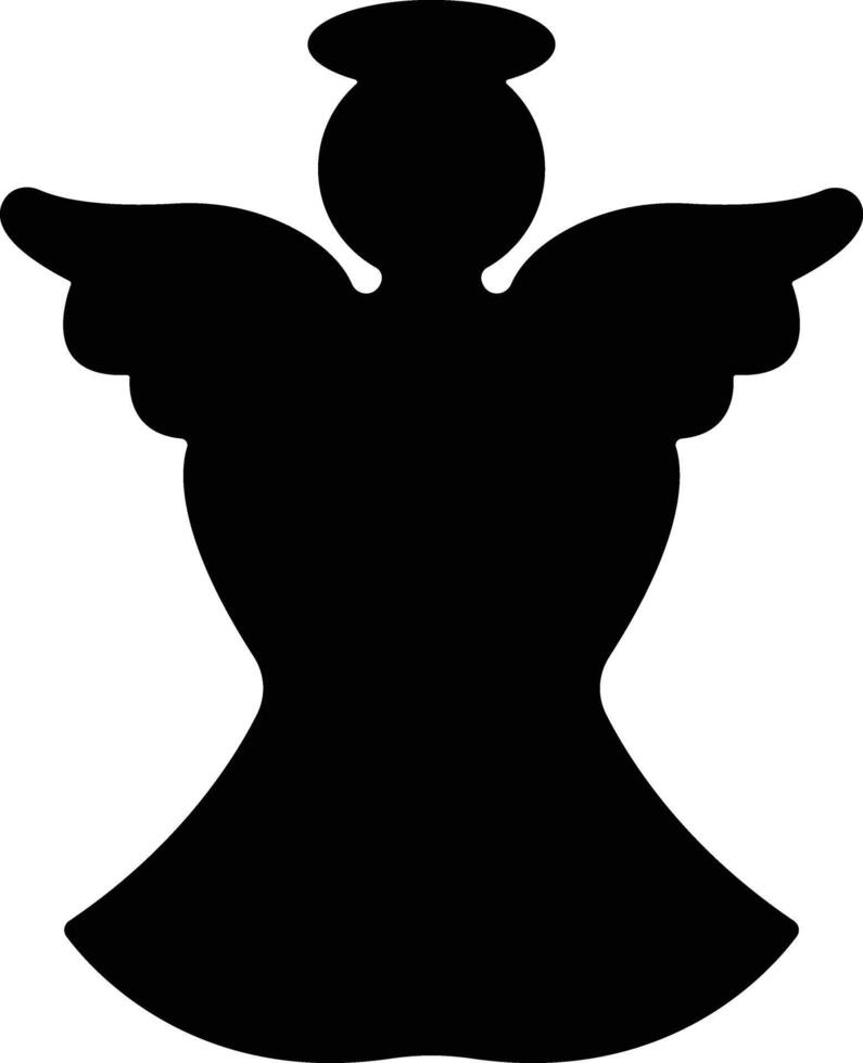 anjos com asas ícone dentro plano estilo. isolado em espalhar, Natal anjo ícone piedosos anjo placa para Móvel conceito e local na rede Internet Projeto. símbolo, gráficos logotipo vetor